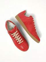 Replica Leather Sneaker in Boero Top View | MAISON MARGIELA