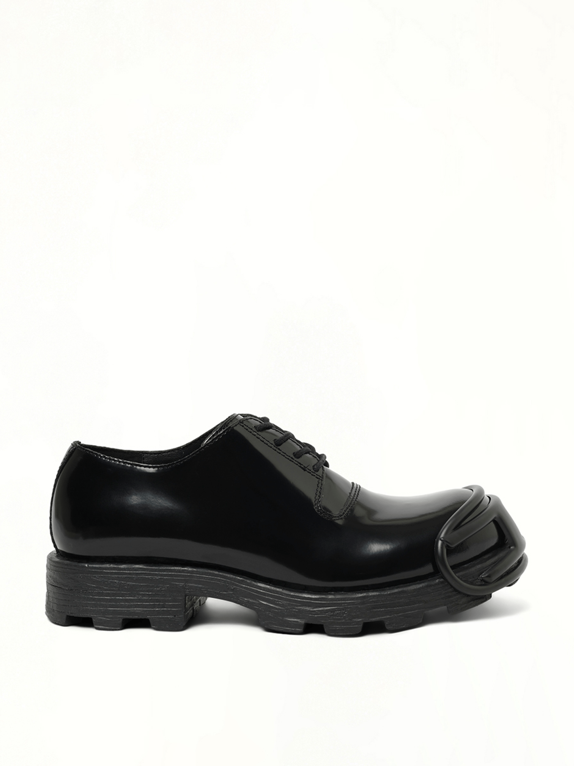 D-HAMMER Derby in Black Side View | DIESEL