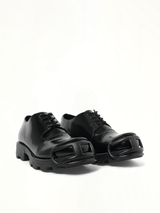 D-HAMMER Derby in Black Front View | DIESEL