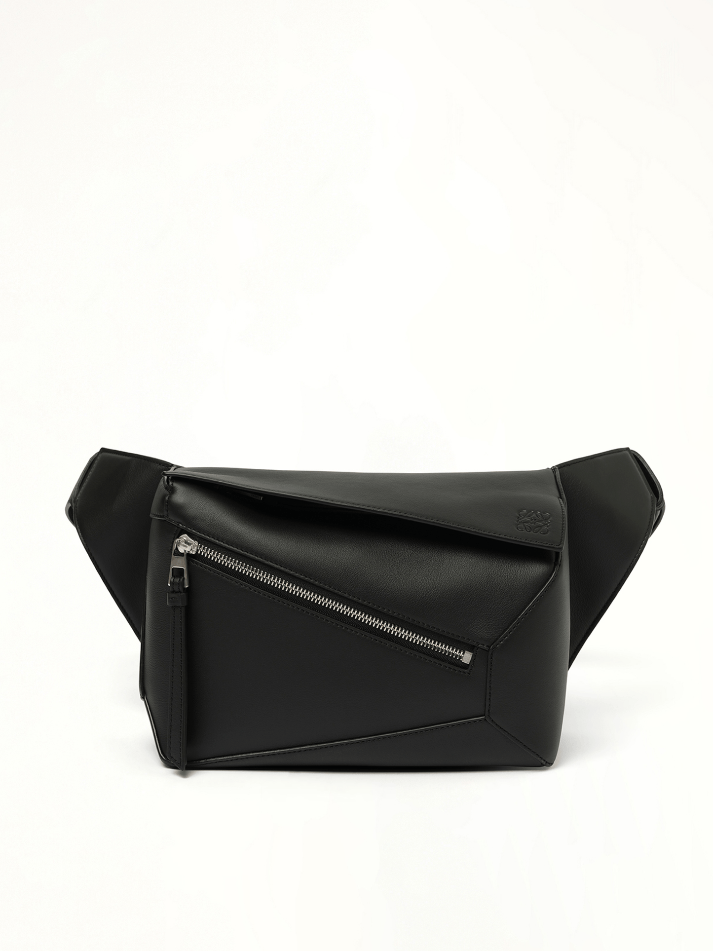 Puzzle Edge Small Bumbag in Black