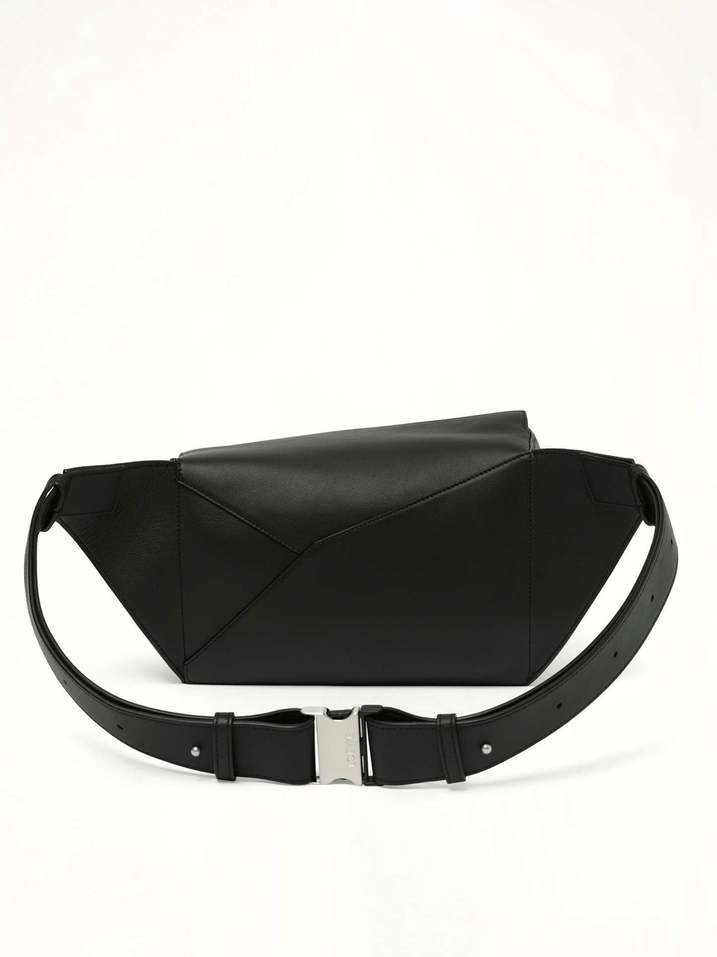 Puzzle Edge Small Bumbag in Black