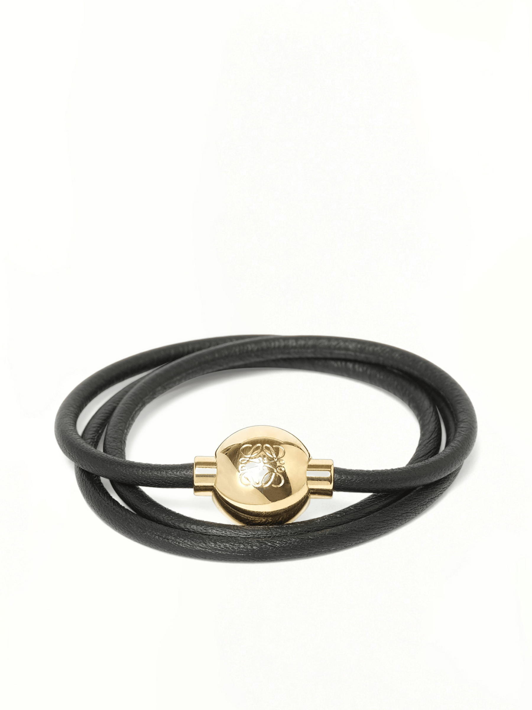 New Pebble Bracelet in Black/Gold