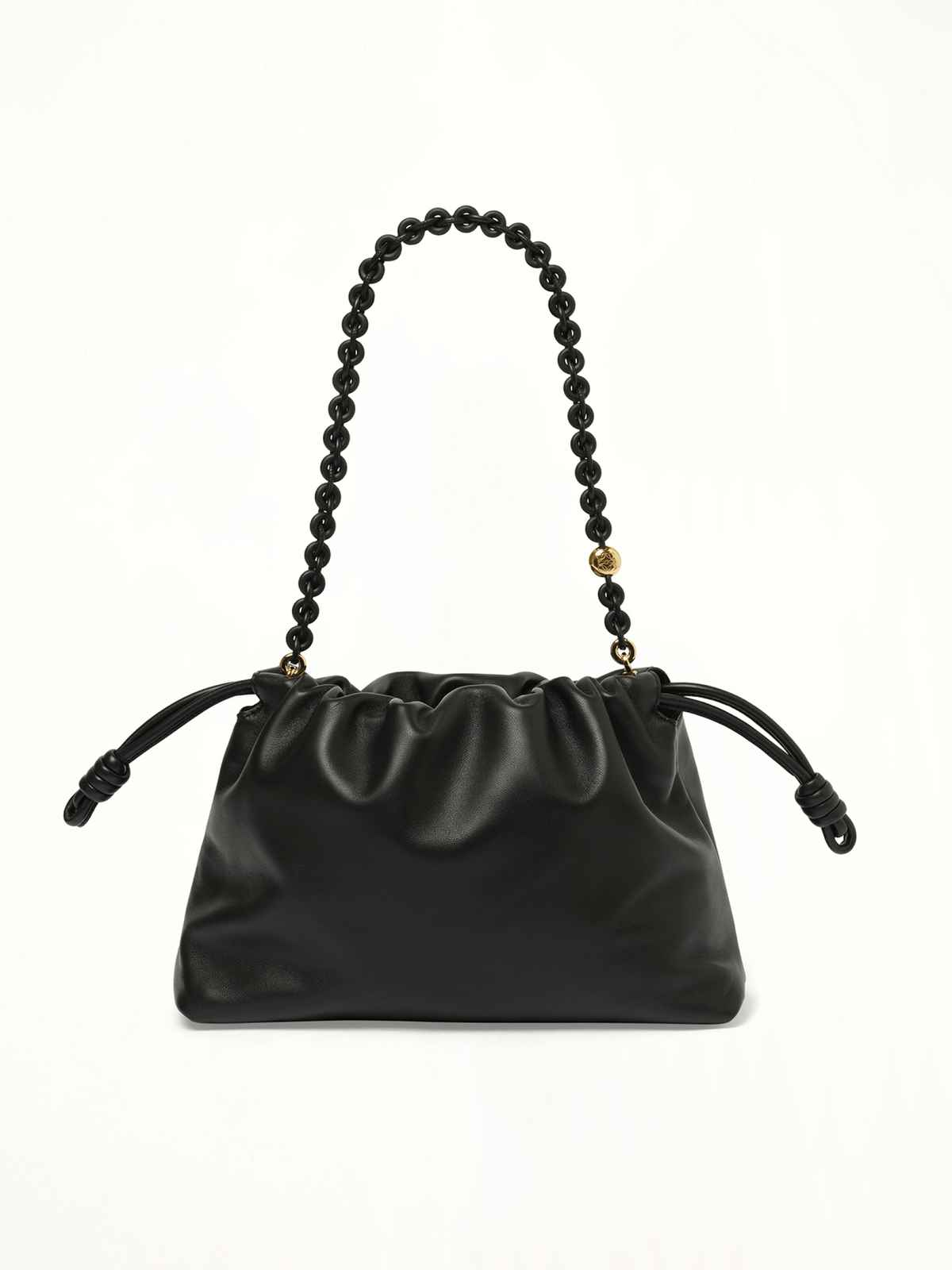 Flamenco Purse Medium Tonal Chain in Black