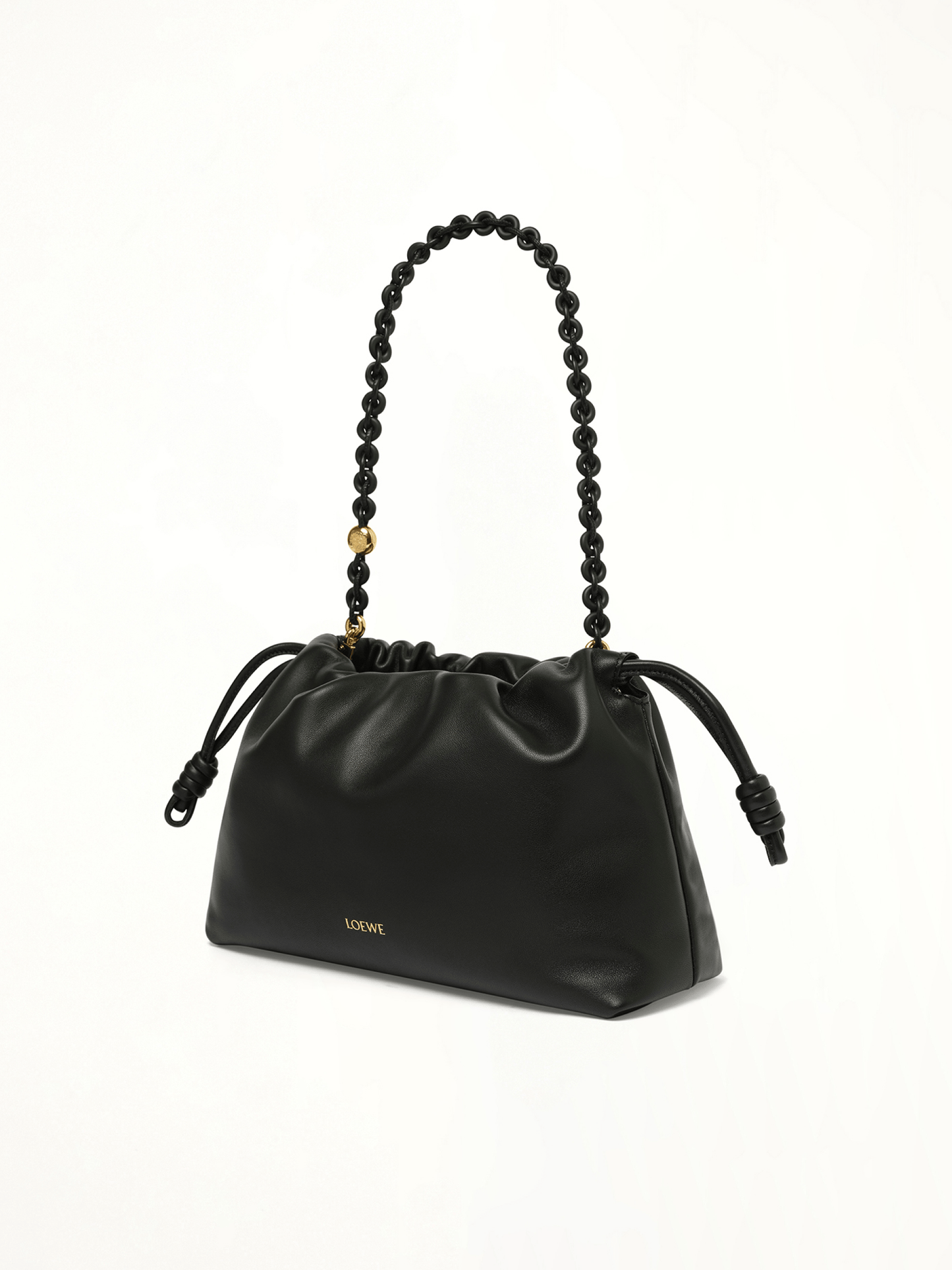 Flamenco Purse Medium Tonal Chain in Black