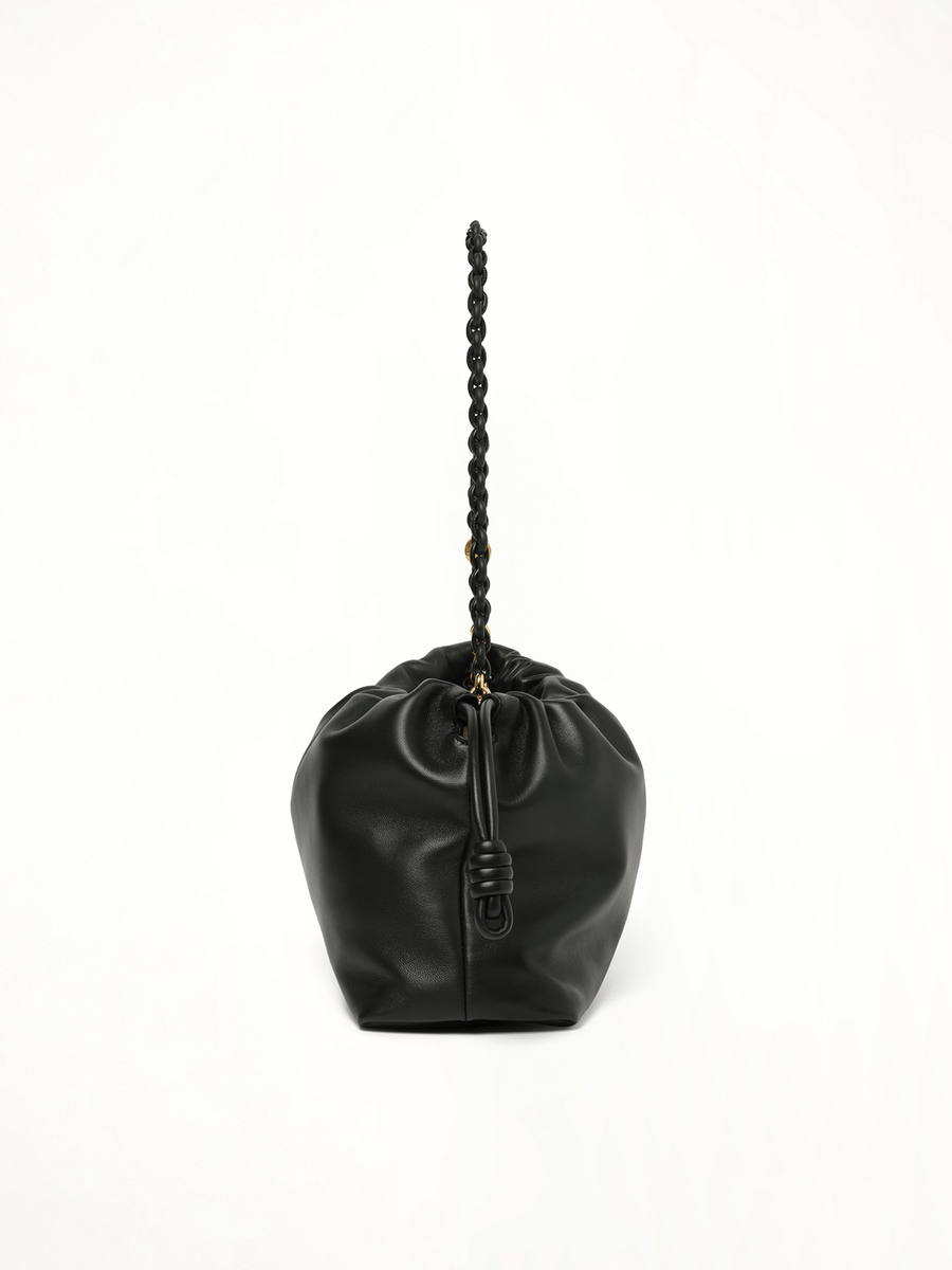 Flamenco Purse Medium Tonal Chain in Black