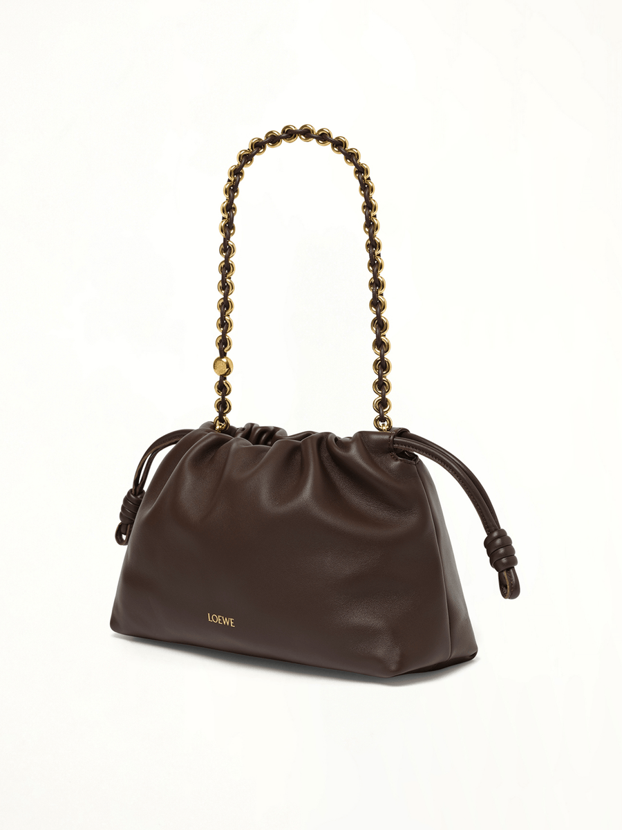 Flamenco Purse Medium in Dark Brownie