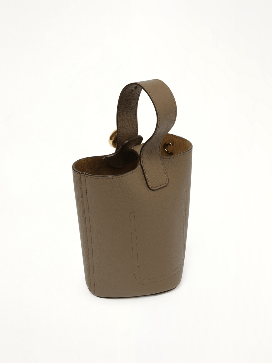 Pebble Bucket Mini in Taupe