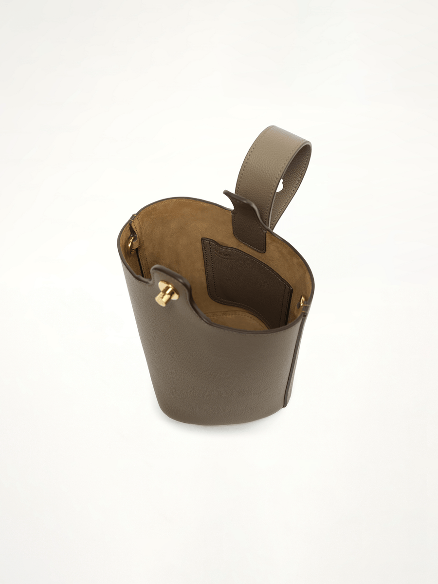 Pebble Bucket Mini in Taupe