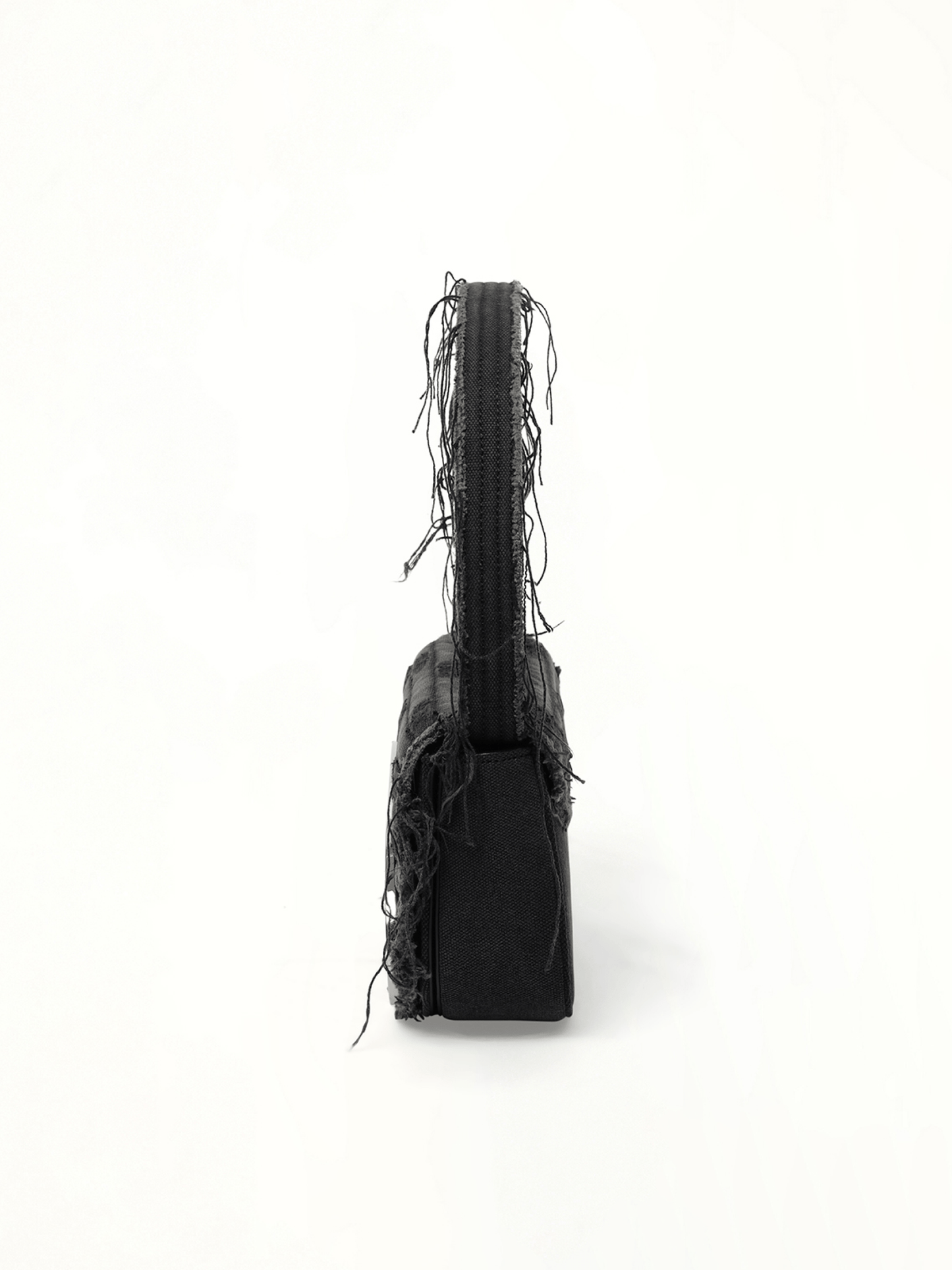 1DR Denim Shoulder Bag in Black