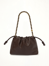 Flamenco Purse Medium in Dark Brownie