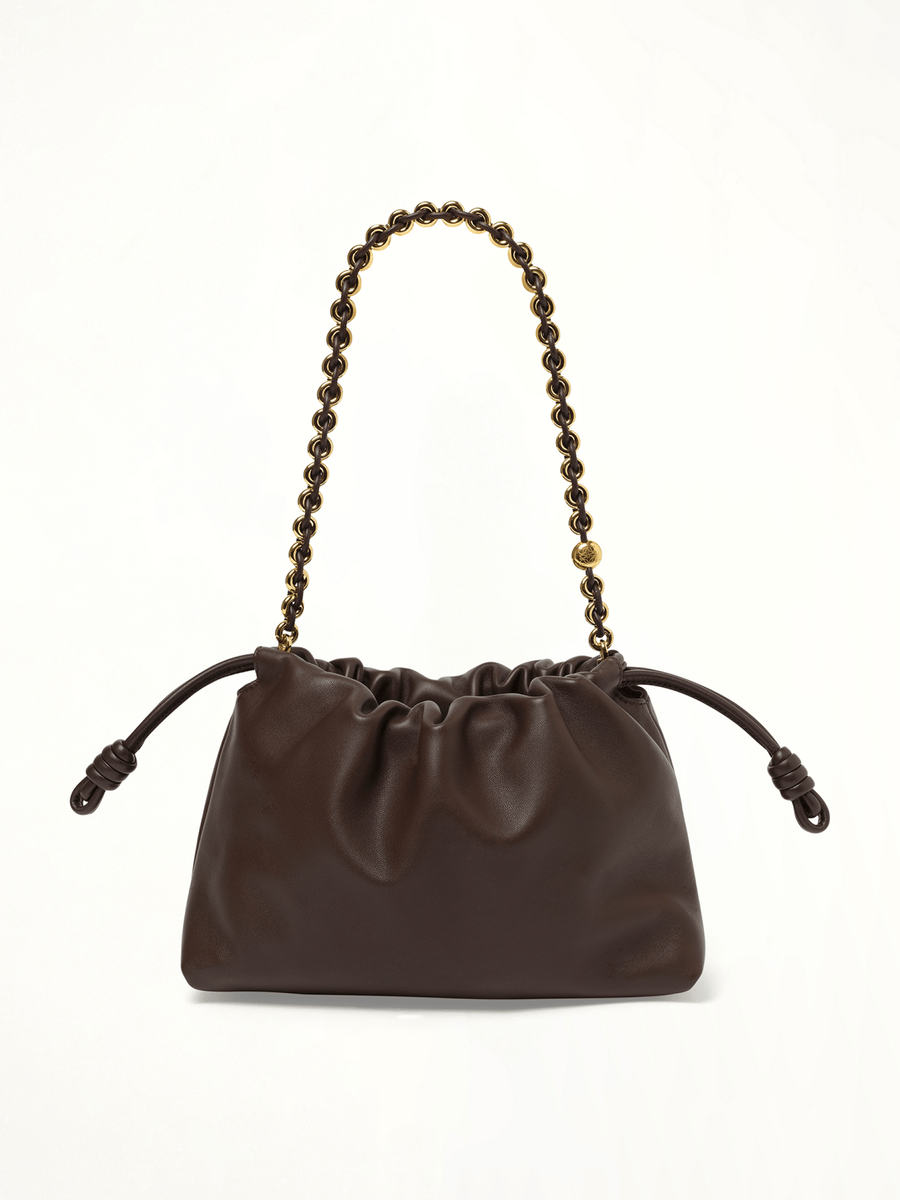 Flamenco Purse Medium in Dark Brownie