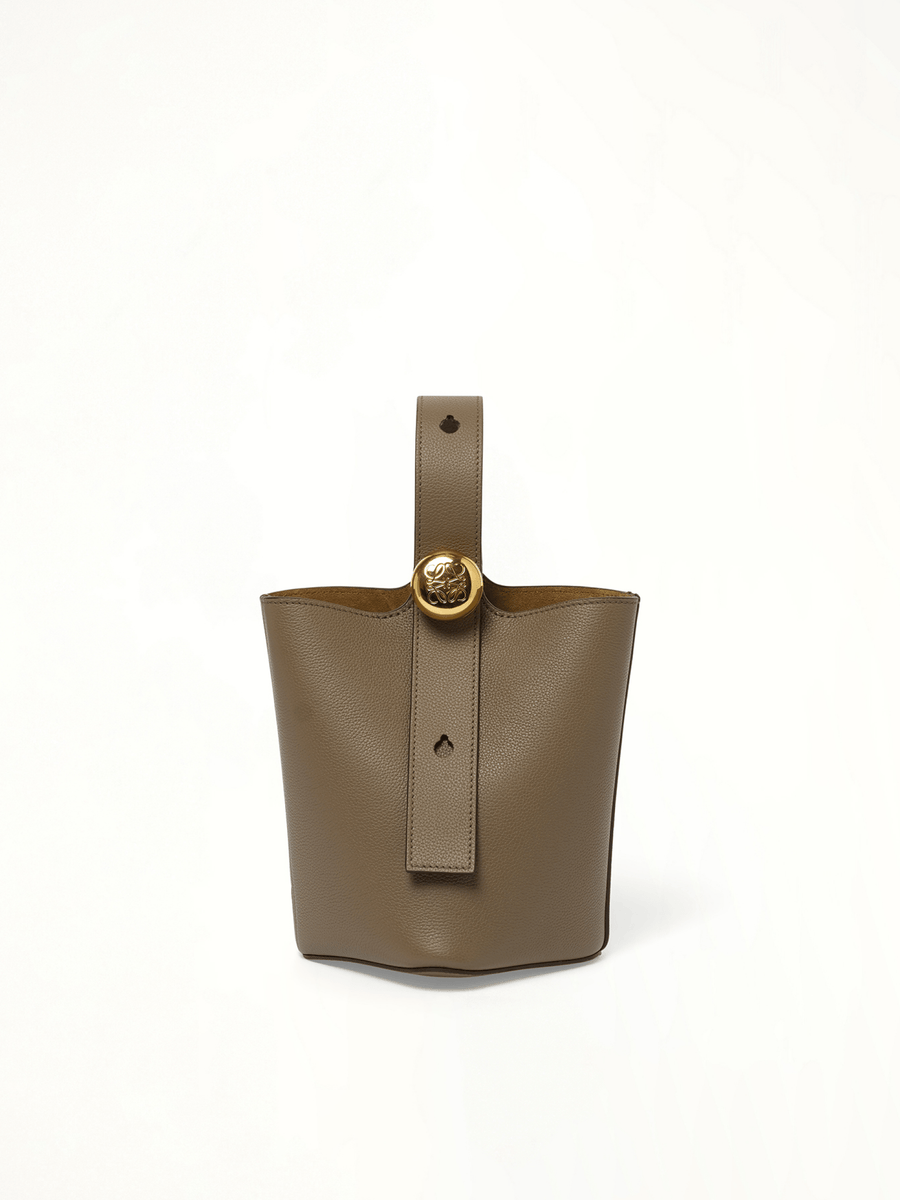 Pebble Bucket Mini in Taupe
