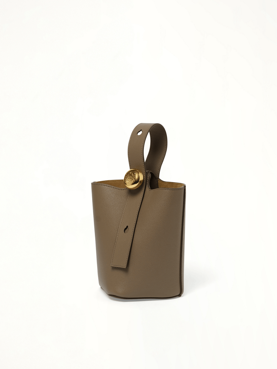 Pebble Bucket Mini in Taupe