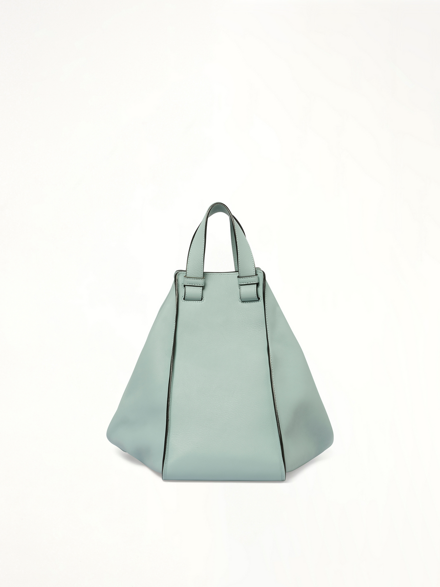 Medium Hammock Bag in Classic Calfskin in Aqua