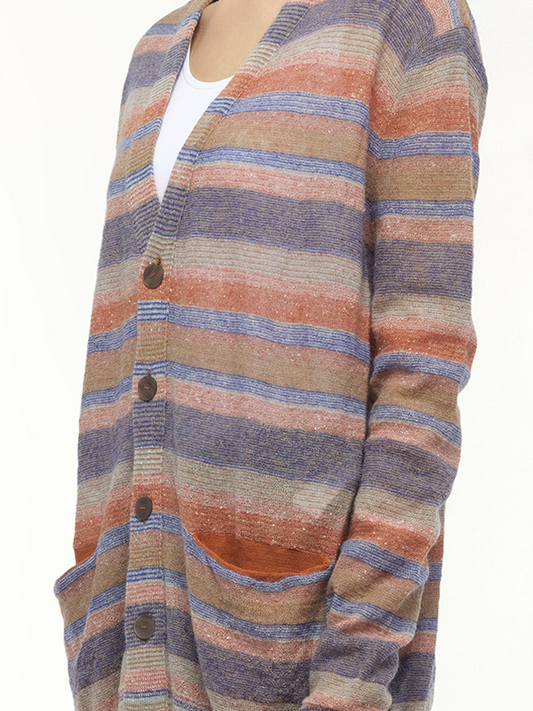 Loewe x Paula Stripe Cardigan in Multicolour