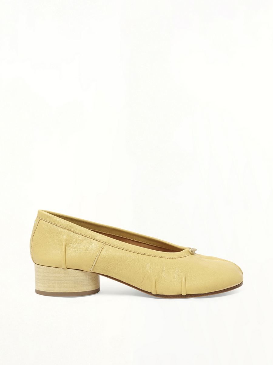 Tabi Ballerina H30 in Ble Side View | MAISON MARGIELA