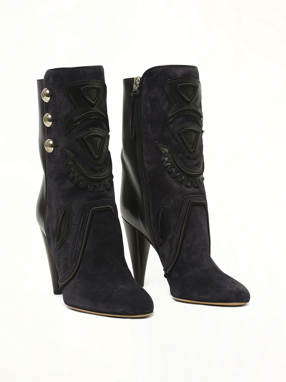 Liv Boots in Mibk Front View | ISABEL MARANT