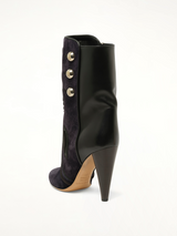 Liv Boots in Mibk Back View | ISABEL MARANT