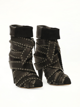 Aleen Boots in Black Front View | ISABEL MARANT