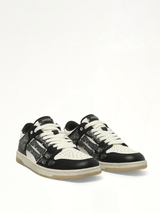 Bandana Skeleton Top Low Sneaker in Black Front View | AMIRI