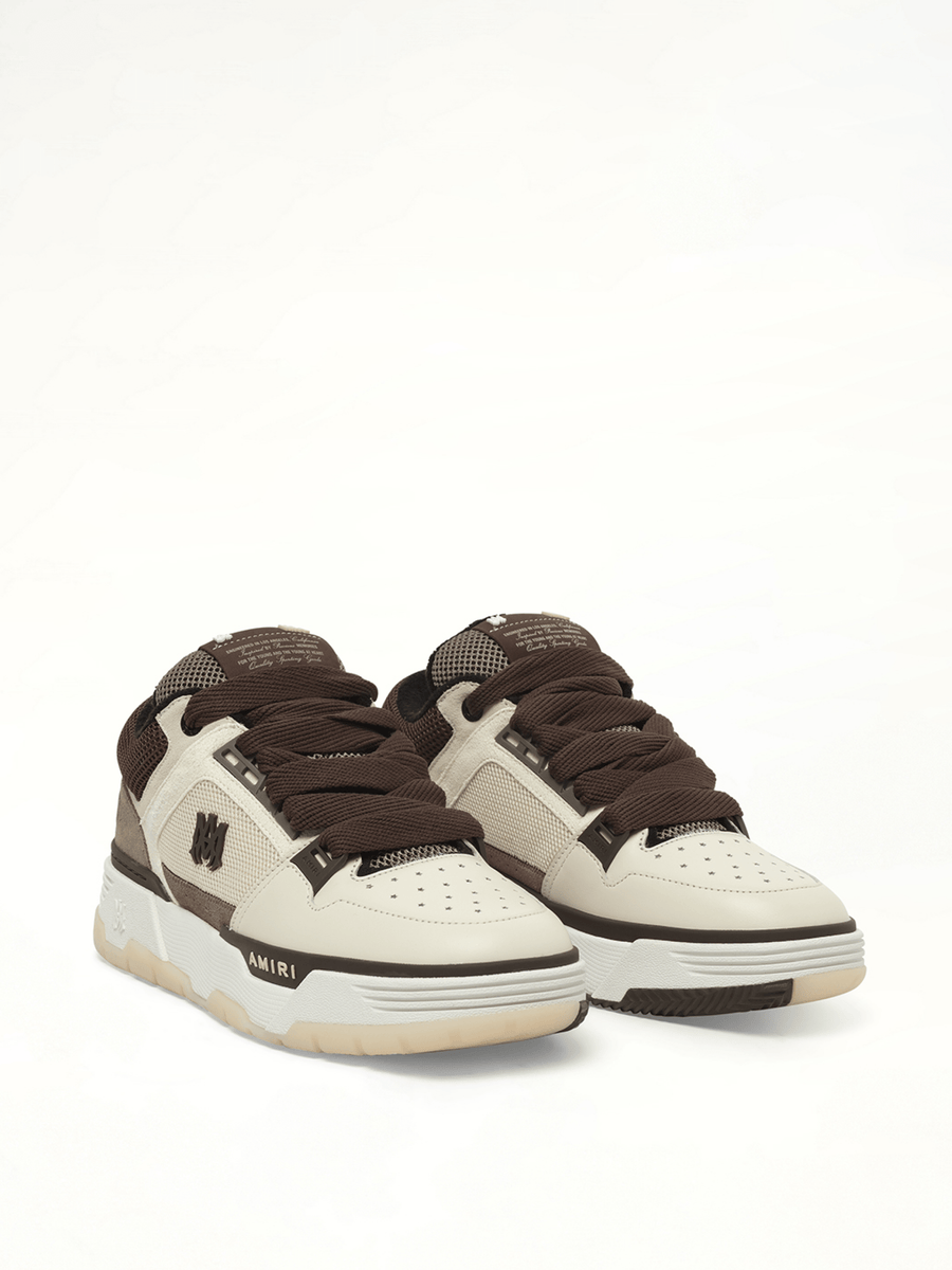 MA-1 Sneaker in Brown Front View | AMIRI