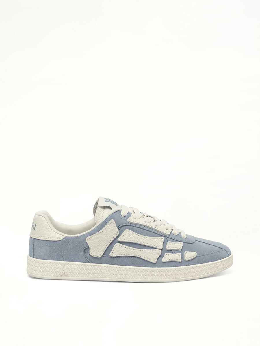 Pacific Bones Sneaker in Ashley Blue Side View | AMIRI