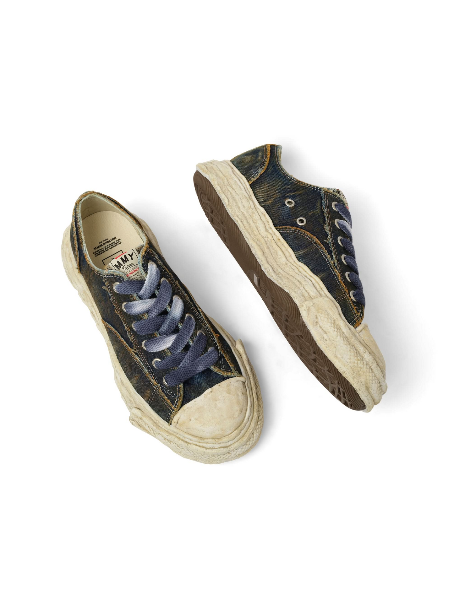 PETERSON 23 OG Washed Denim Sneaker in Blue