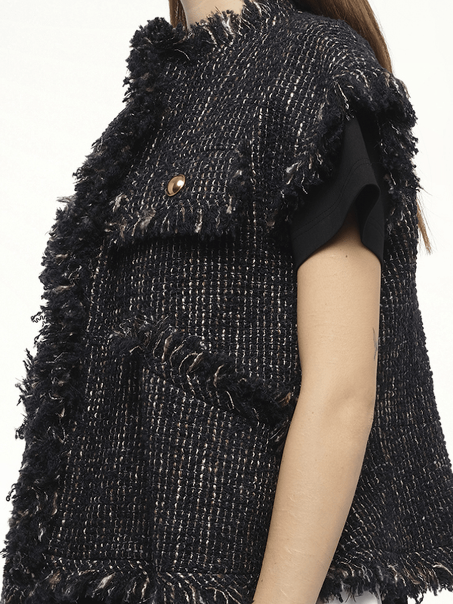 Tweed Jacket in Navy