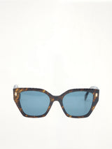 FE40070F Sunglasses with Smoke Lens in Coloured Havana