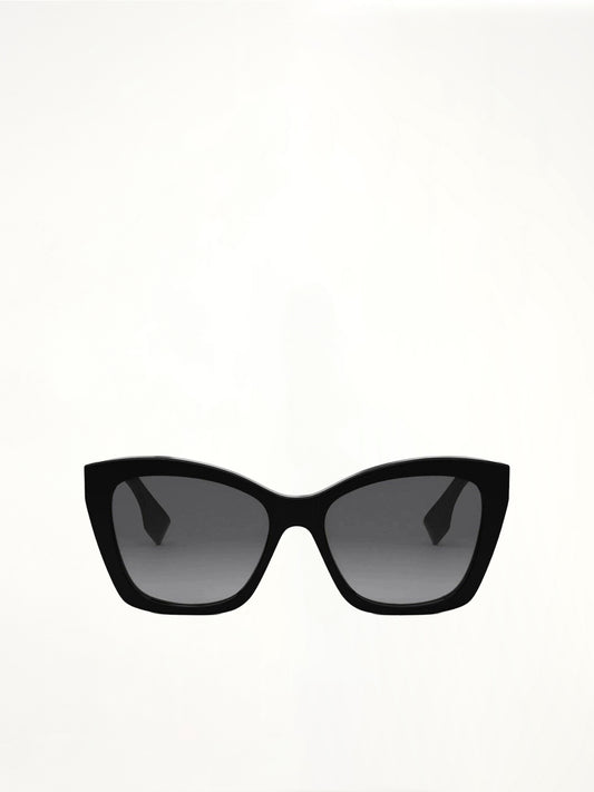 Fendi FE40151F 5701B Acetate Sunglasses in Black