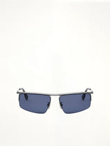 Fendi FE40141U 6012V Metal Sunglasess in Grey/Blue