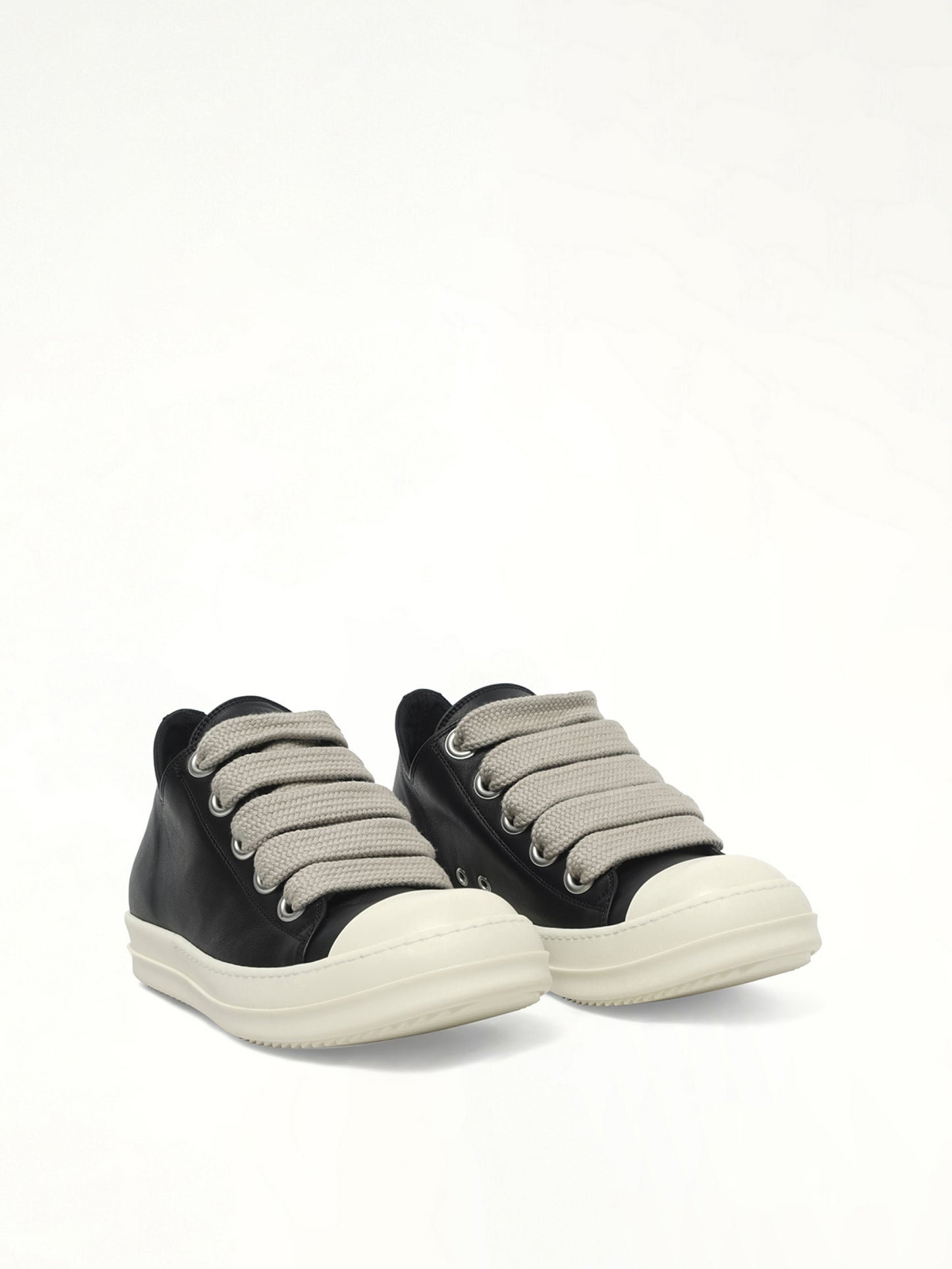 Jumbolace Low Sneaks in Black/Milk/Milk
