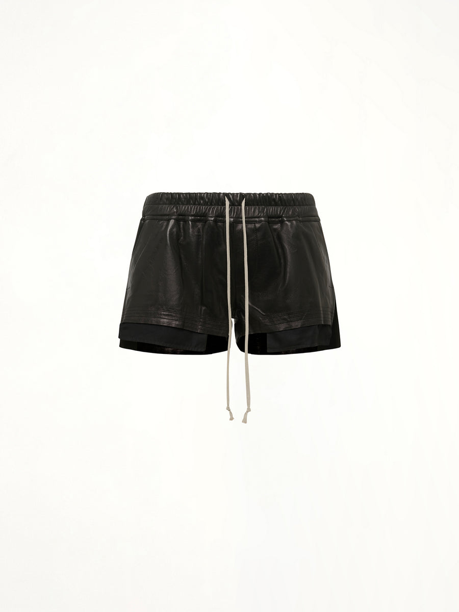 FOG Leather Boxers in Black