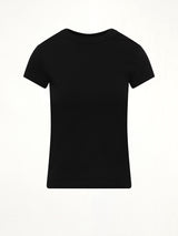Cropped Level T-Shirt in Black