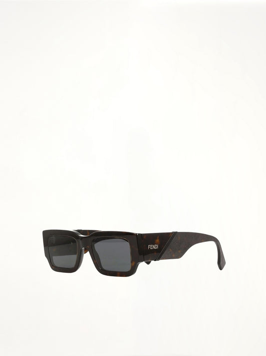 Fendi FE40131I Acetate Sunglasses in Havana Brown