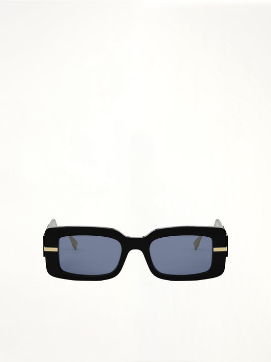 Fendi FE40133I 5101V Acetate Sunglasses in Black/Gold