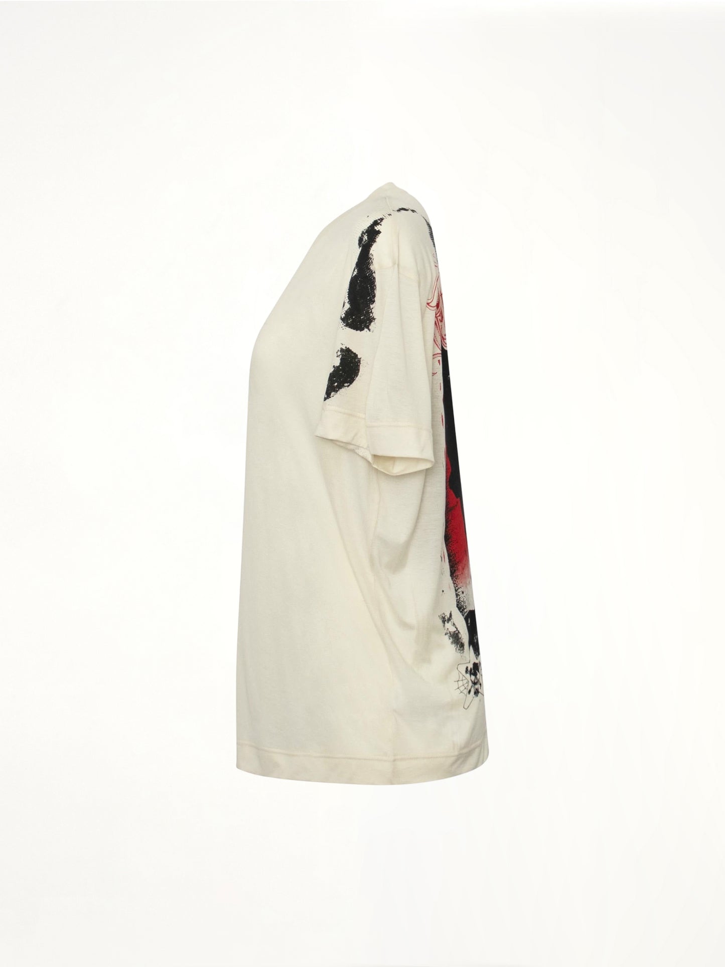 Cross Frame Print T-Shirt in Clay