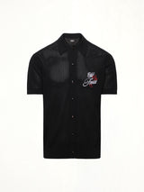 Club Amiri Crochet Shirt in Black