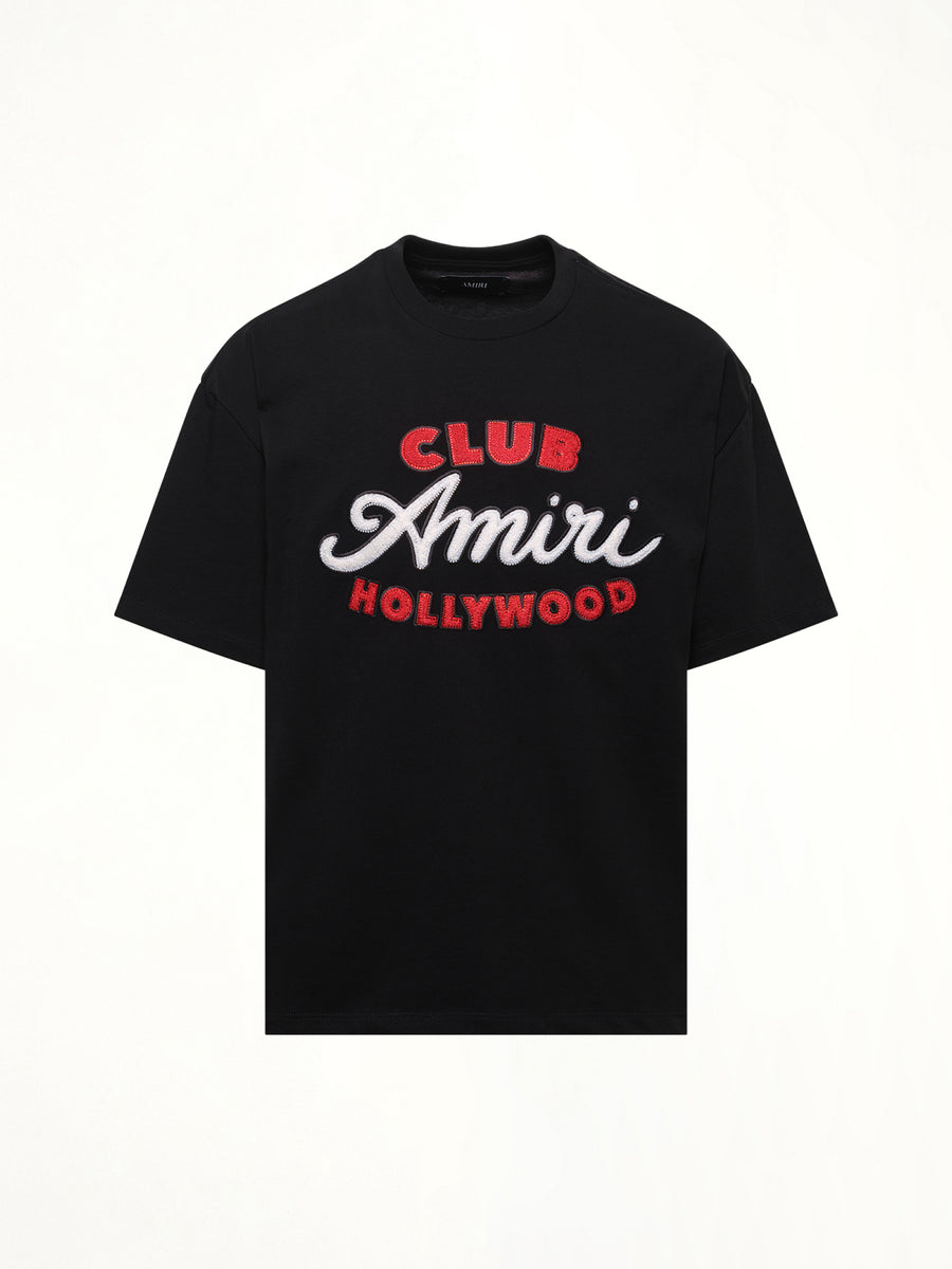 Club Amiri Overzied Tee in Black