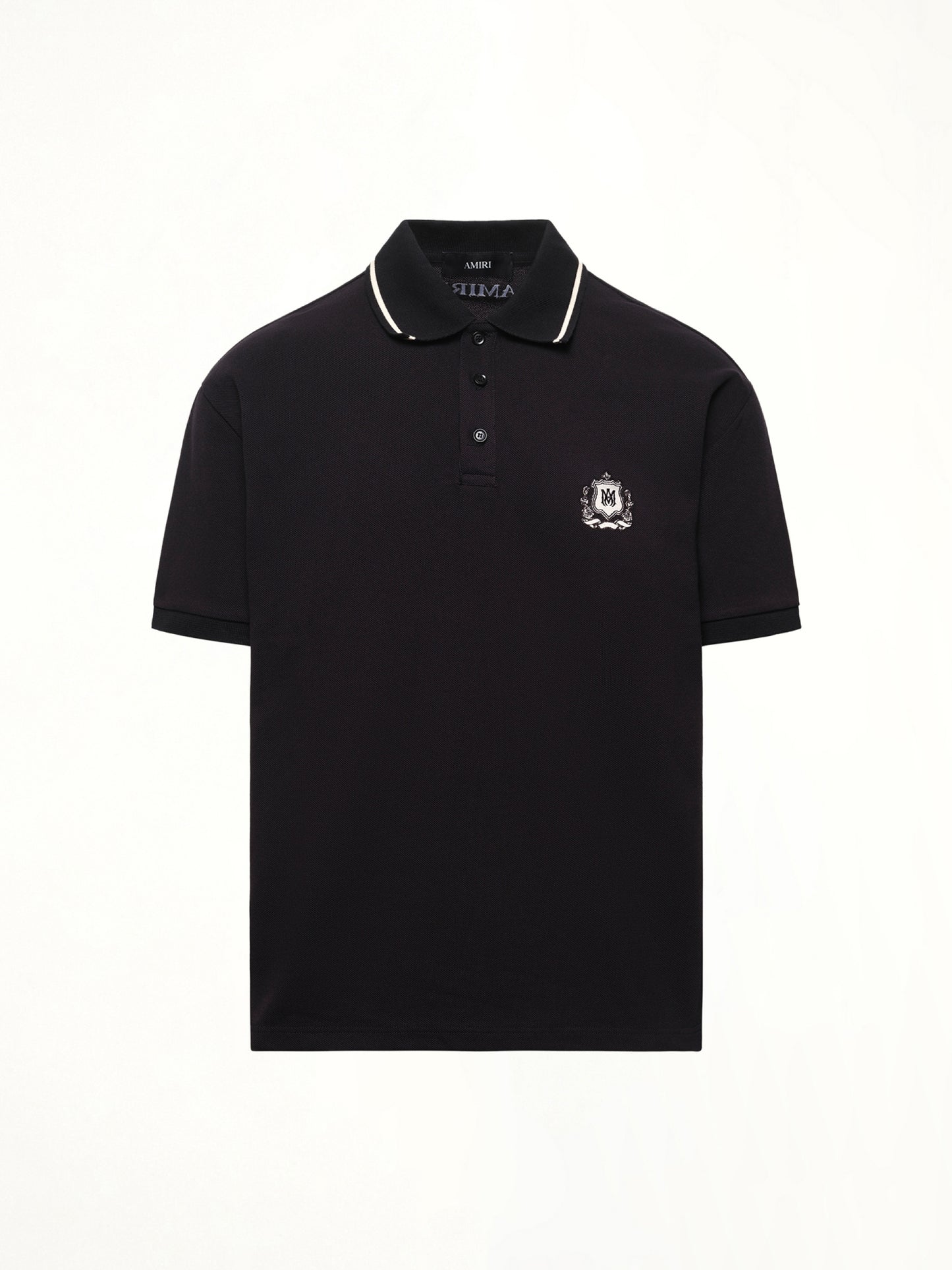 MA Crest Polo in Black