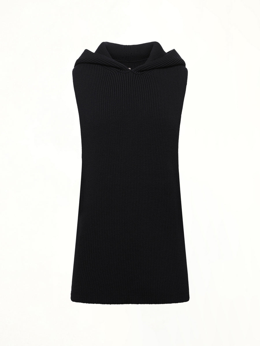 Hooded Tank in Black