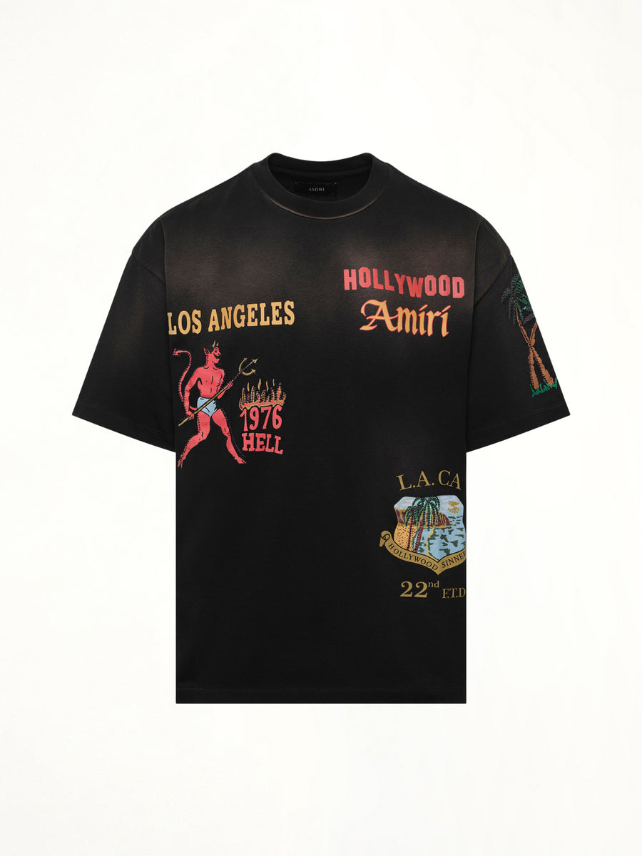 Sinners Oversized T-Shirt in Black