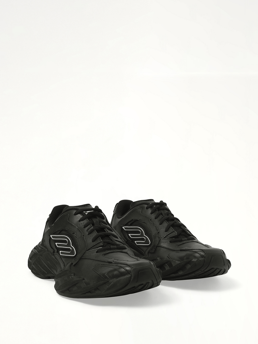 Monday Sneaker in Black Front View | BALENCIAGA