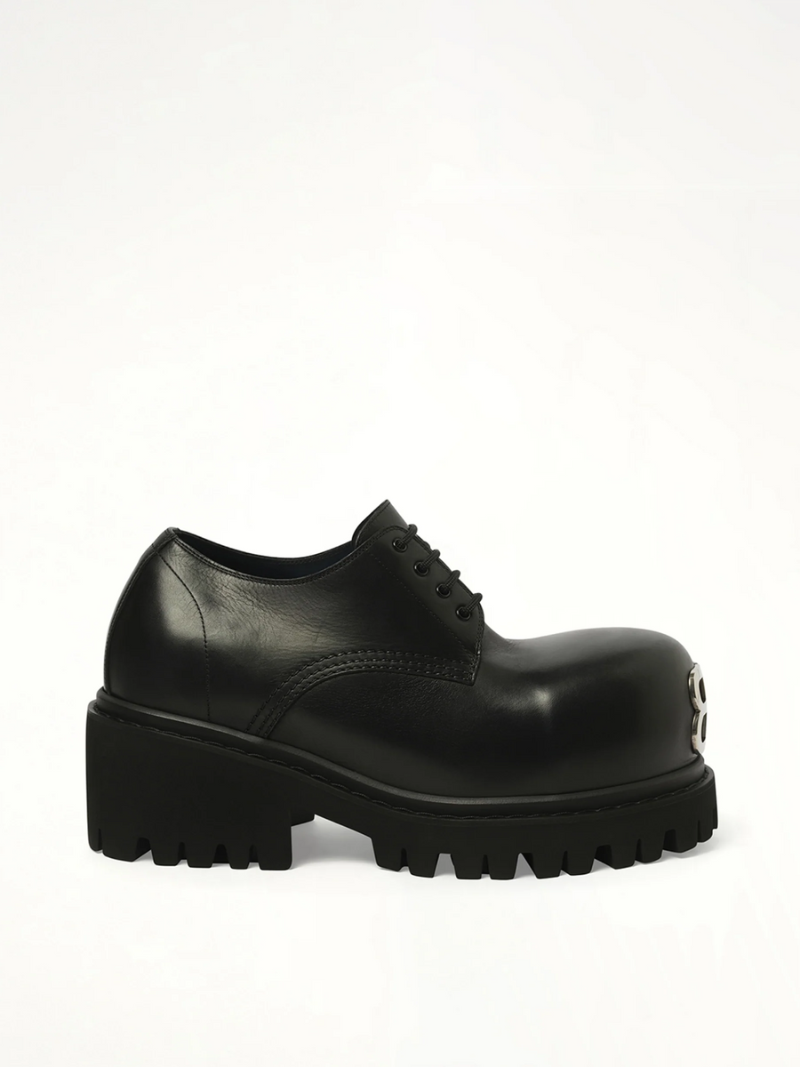Stomper Derbie BB in Black Side View | BALENCIAGA