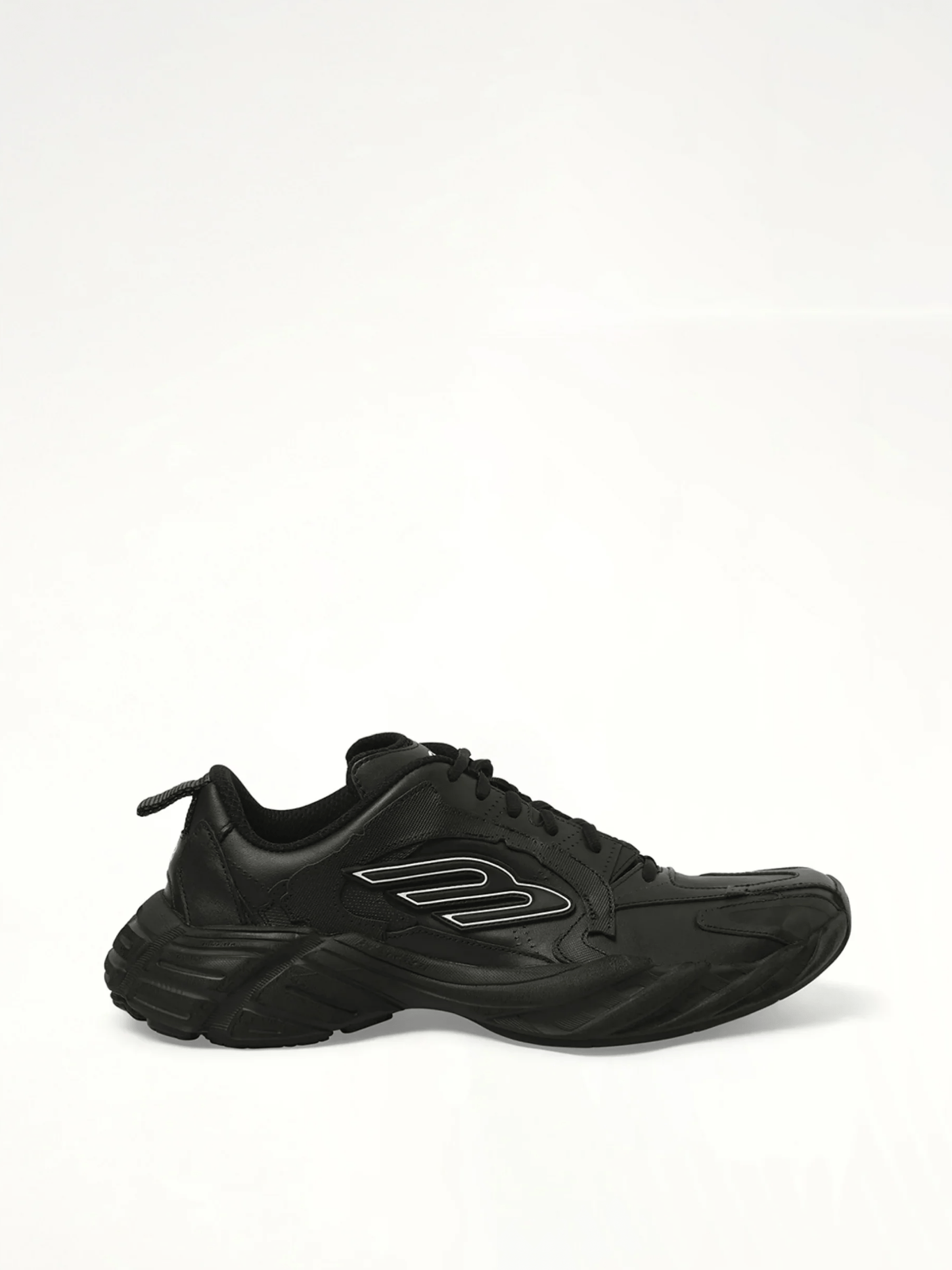 Monday Sneaker in Black Side View | BALENCIAGA