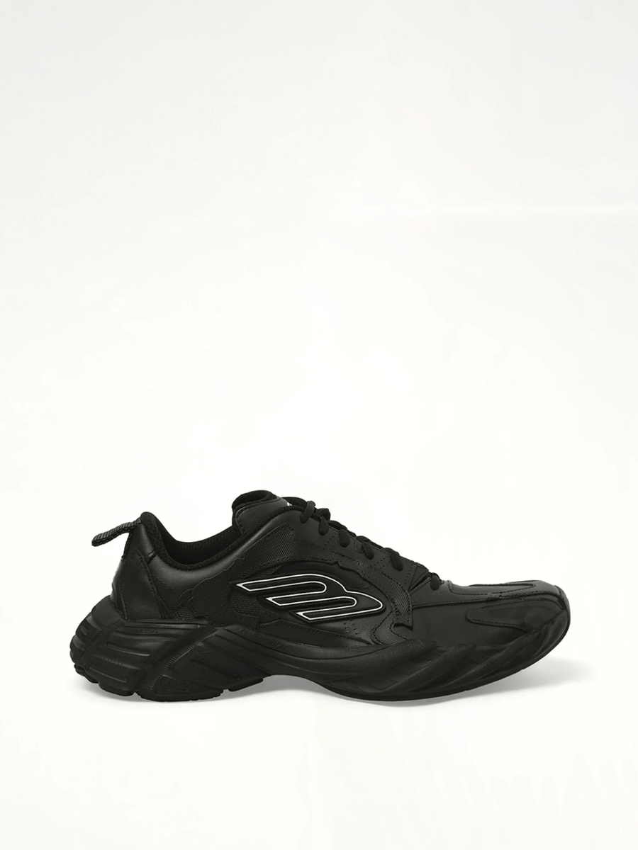 Monday Sneaker in Black Side View | BALENCIAGA