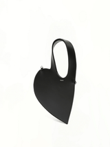Coperni Crossbody Baby Heart Tote Bag in Black