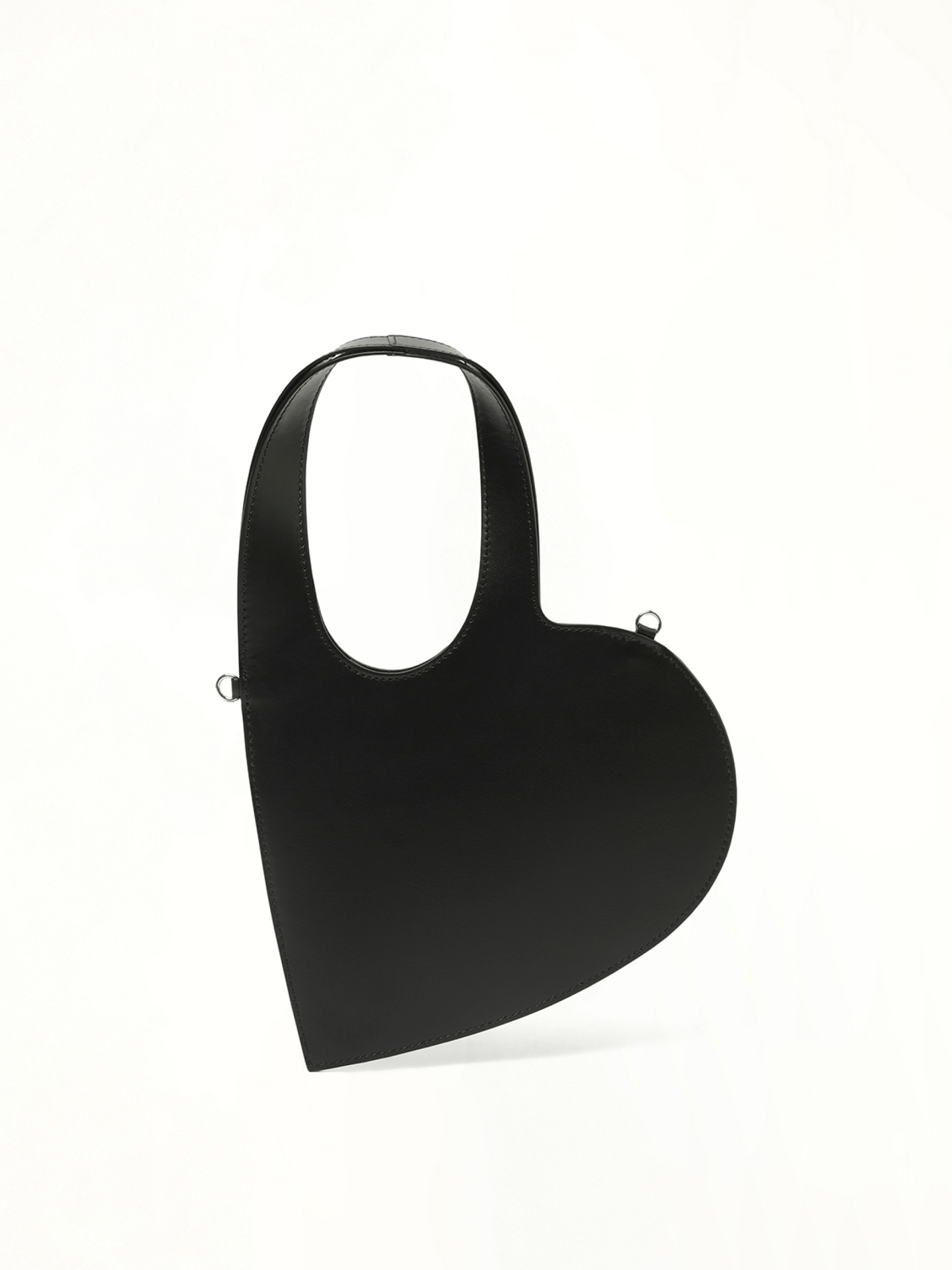 Coperni Crossbody Baby Heart Tote Bag in Black