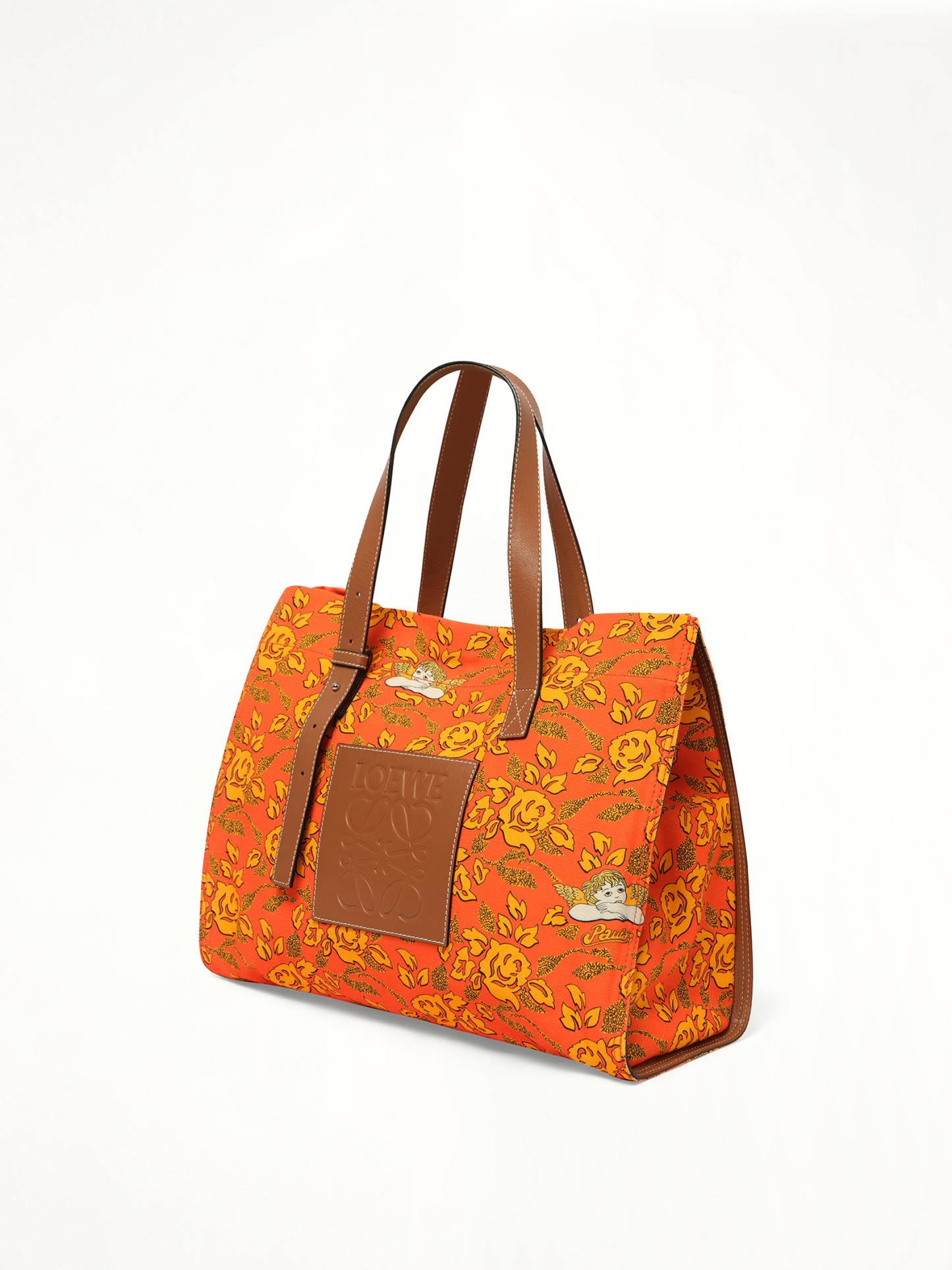 Loewe x Paula Print Tote in Orange