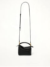 Puzzle Edge Mini Bag in Black